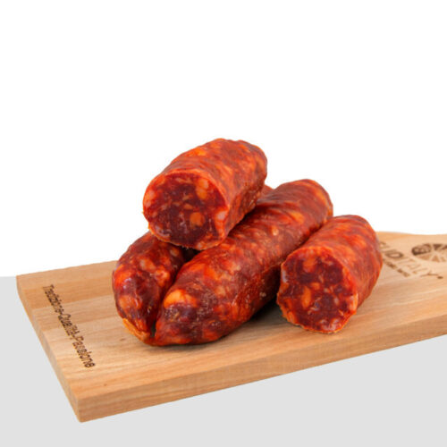 Salsiccia a Catenella con Peperoncino di Calabria – Dolce, Piccante e Bianca – 300/400g