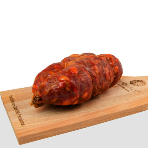 Soppressata con Peperoncino di Calabria – Dolce, Piccante e Bianca – 350/450g