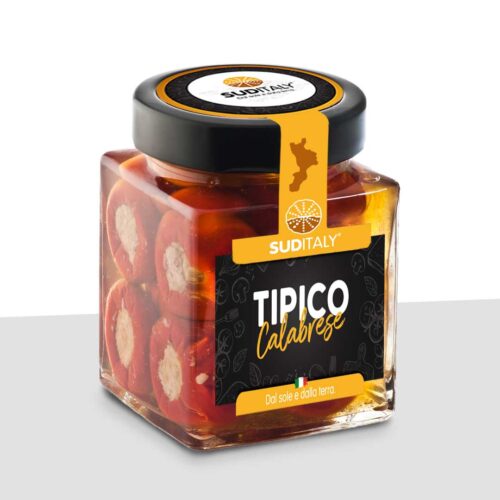 Peperoni ripieni con Tonno e Olive – 314gr